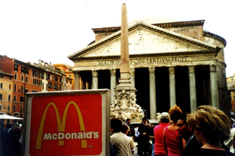 Mcdonald and the Pantheon